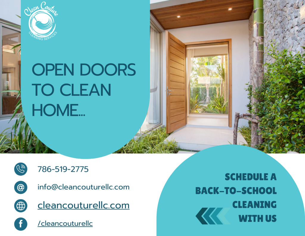 Open Doors to Clean Home